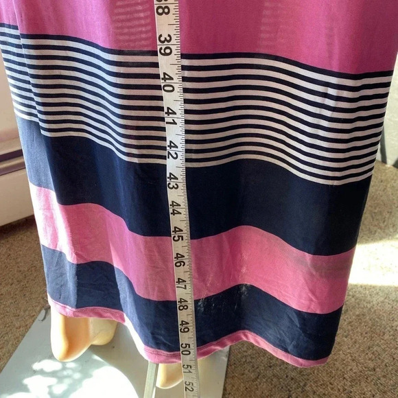 Comfortable Stretch Sleeveless Summer Maxi Slip Dress Women Size L - Picture 4 of 7